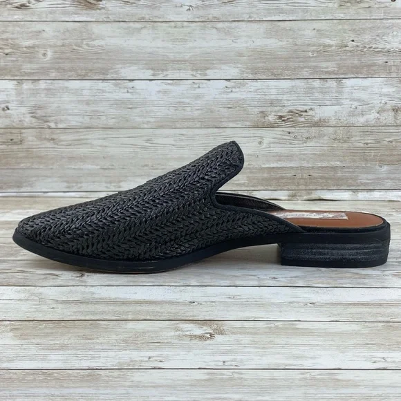 Band of Gypsies Skipper Woven Vegan Leather Pointed Loafer Mule- size 8.5 IMO - Picture 8 of 17
